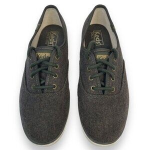 Keds Sneakers Champion green gold Wool Low Top Lace Up